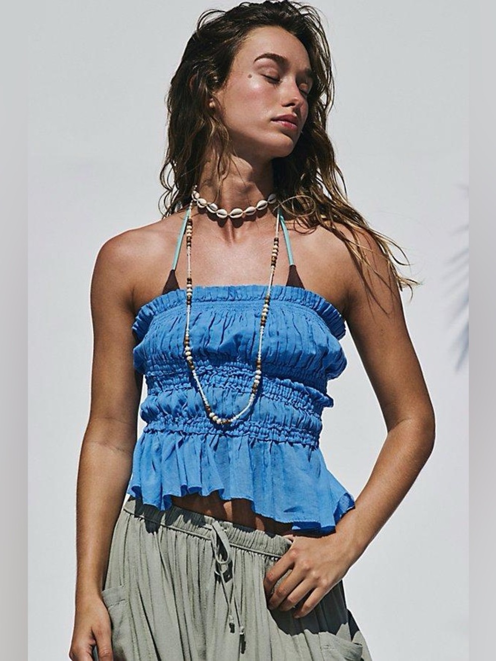 Free People Daybreak Cotton Tube Top